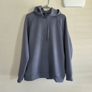 Lululemon Mens Grey Smooth Spacer Pullover Hoodie Size Medium New